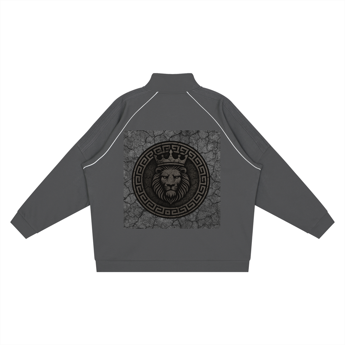 Reflection Striped Raglan Sleeve  Jacket