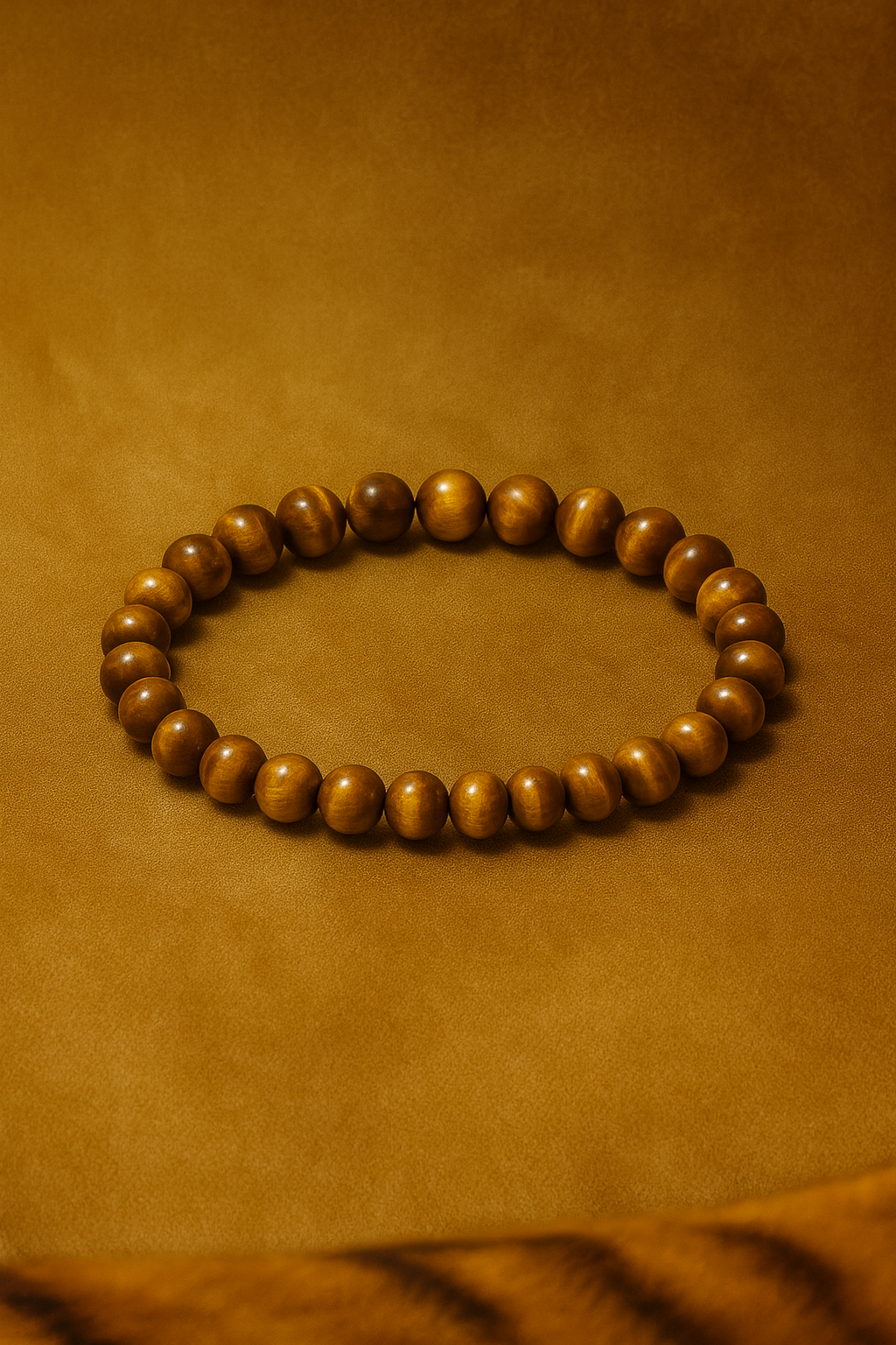 Round Stone Tiger's Eye Stone Bracelet